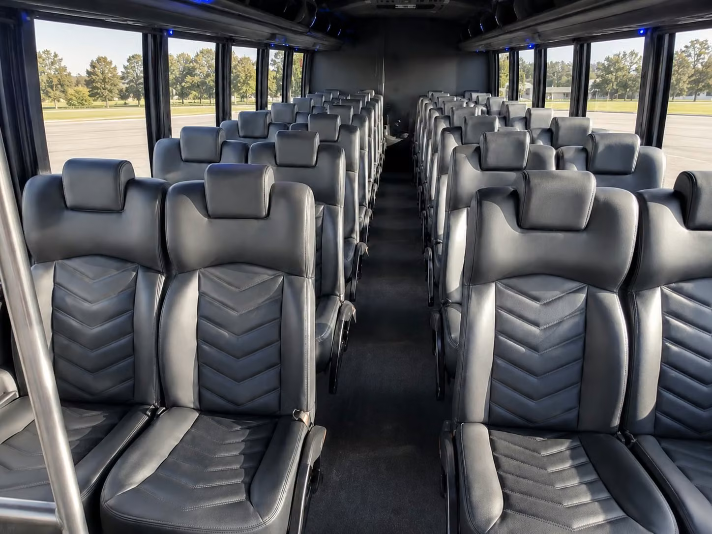 20 passenger minibus interior