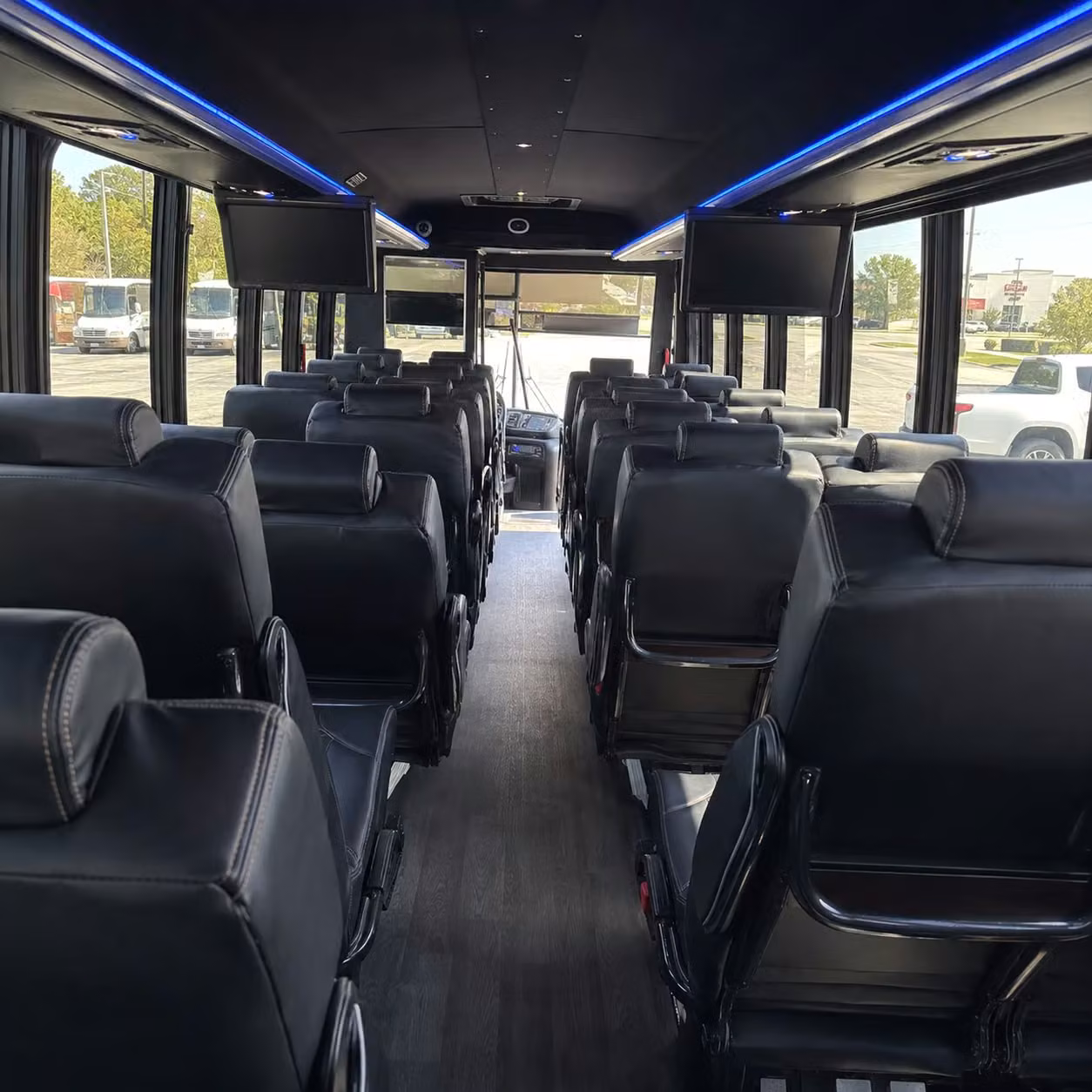 30 passenger minibus inside
