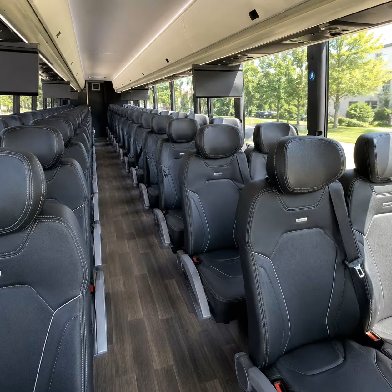 fort lauderdale charter bus rental inside